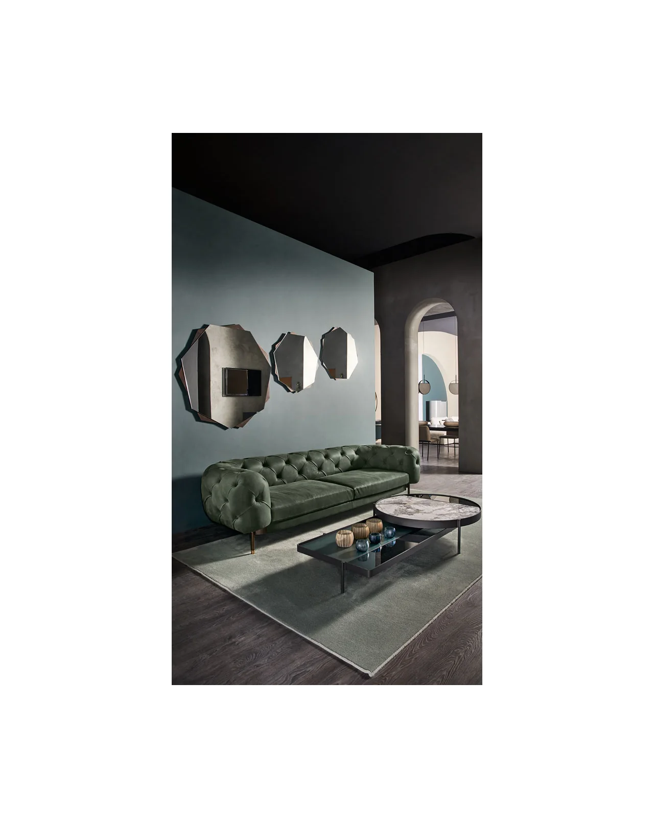 Atenae sofa by Cantori, in an interior setting, photo 4 of 8