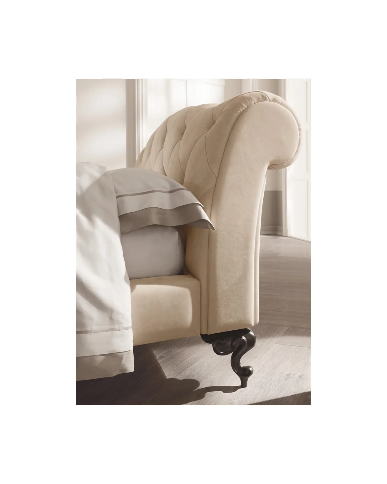 Letto George di Cantori, in ambientazione, foto 2 di 3, catalogo Nobili Design