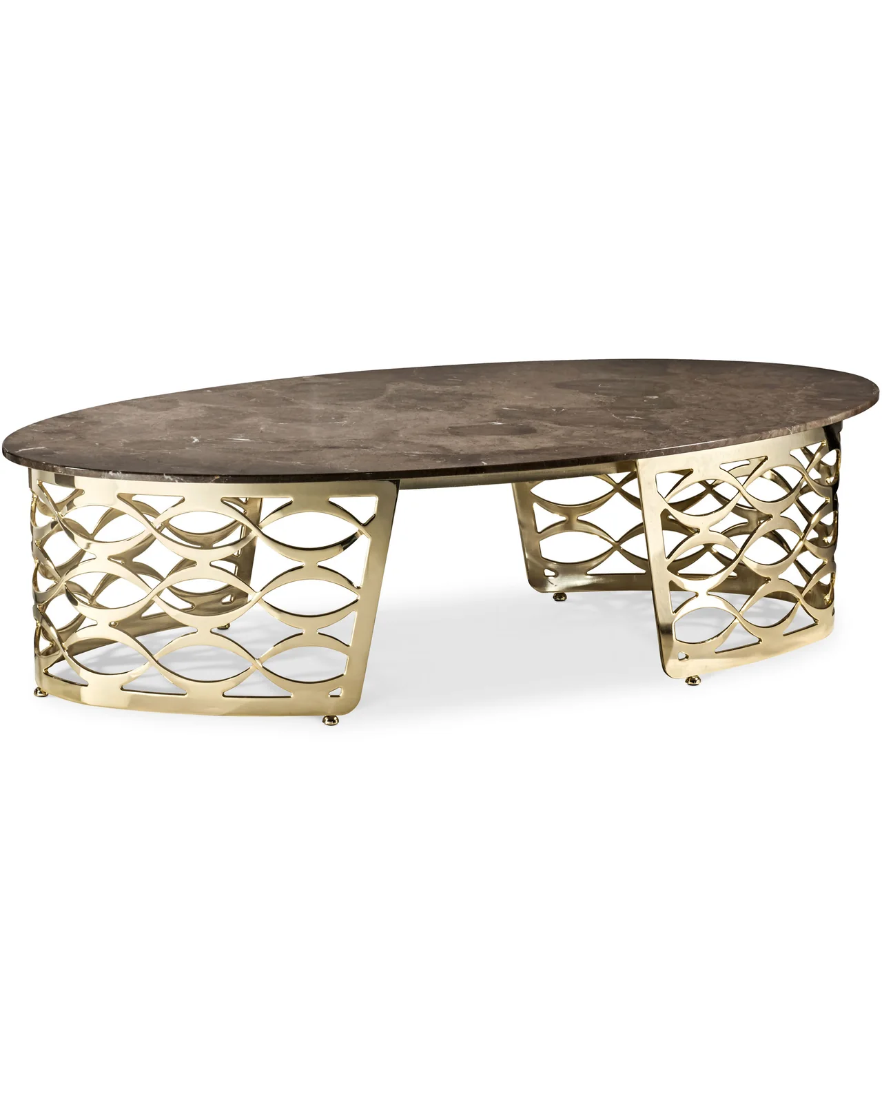 Isidoro oval coffee table by Cantori, studio view, photo 1 of 4