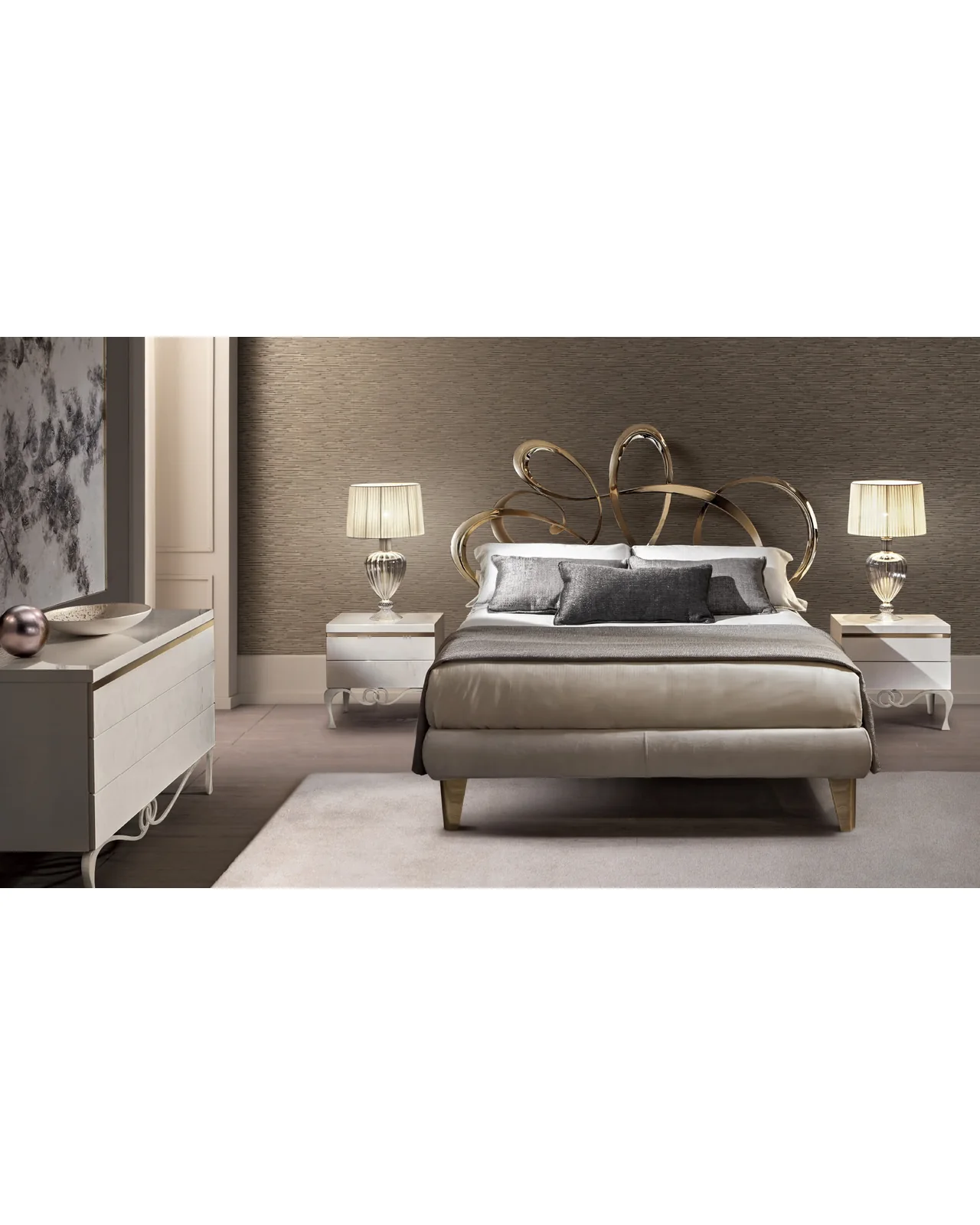 J'Adore bedside table by Cantori, in an interior setting, photo 3 of 3