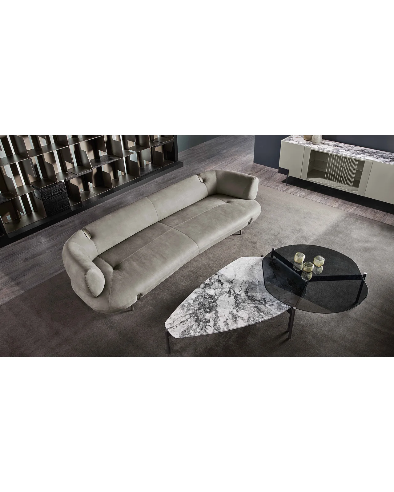Johnson coffee tables by Cantori, in an interior setting, photo 2 of 6