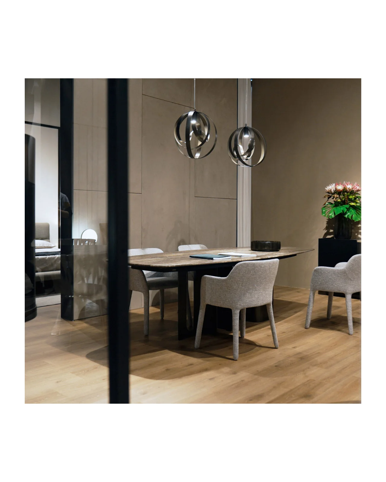 Katerina dining chair by Cantori, in an interior setting, photo 2 of 2