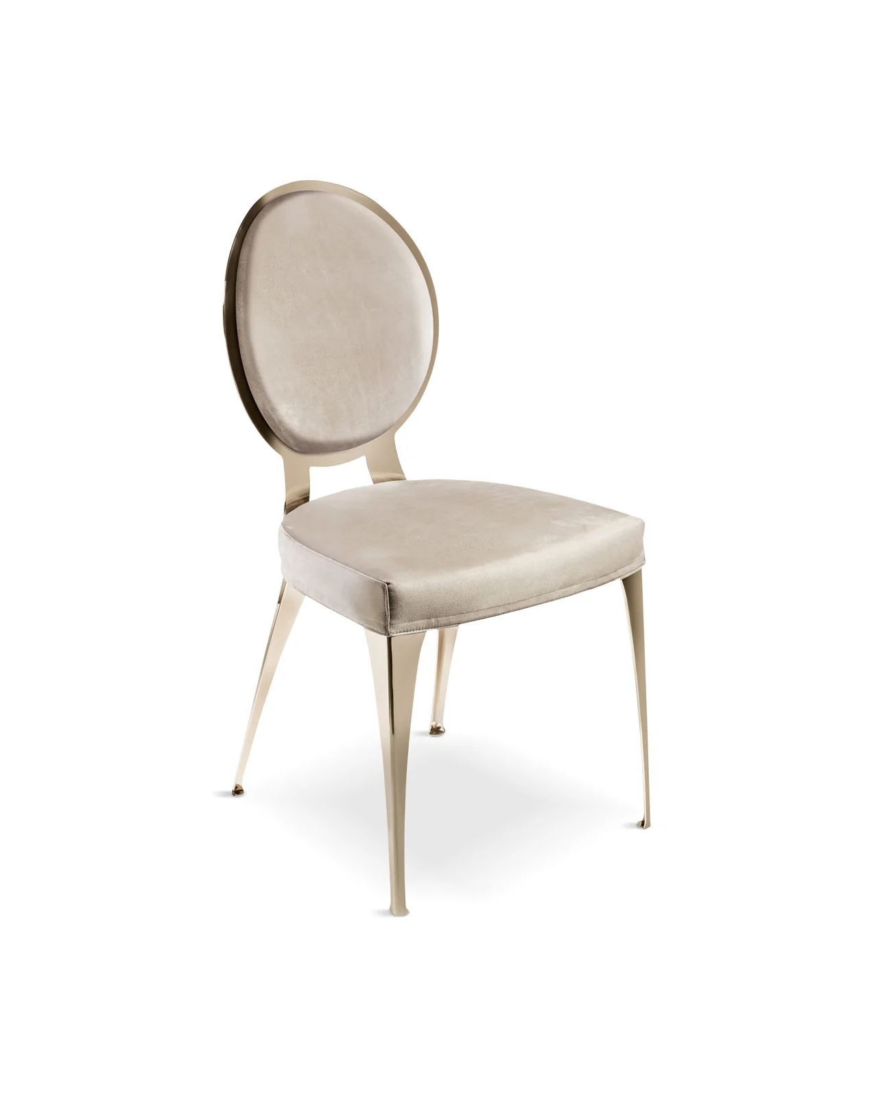 Miss Padded Backrest dining chair by Cantori, studio view, photo 1 of 6