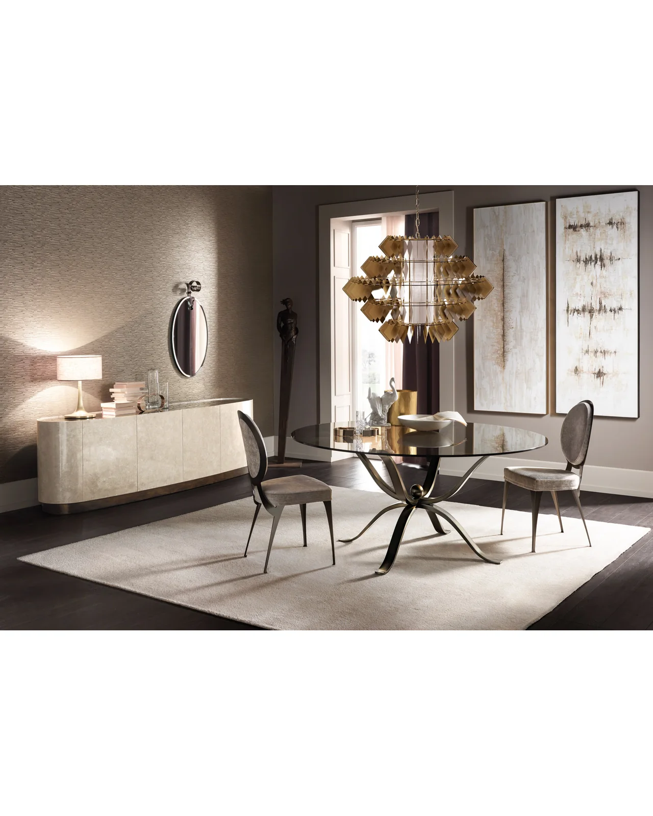 Miss Padded Backrest dining chair by Cantori, in an interior setting, photo 3 of 6