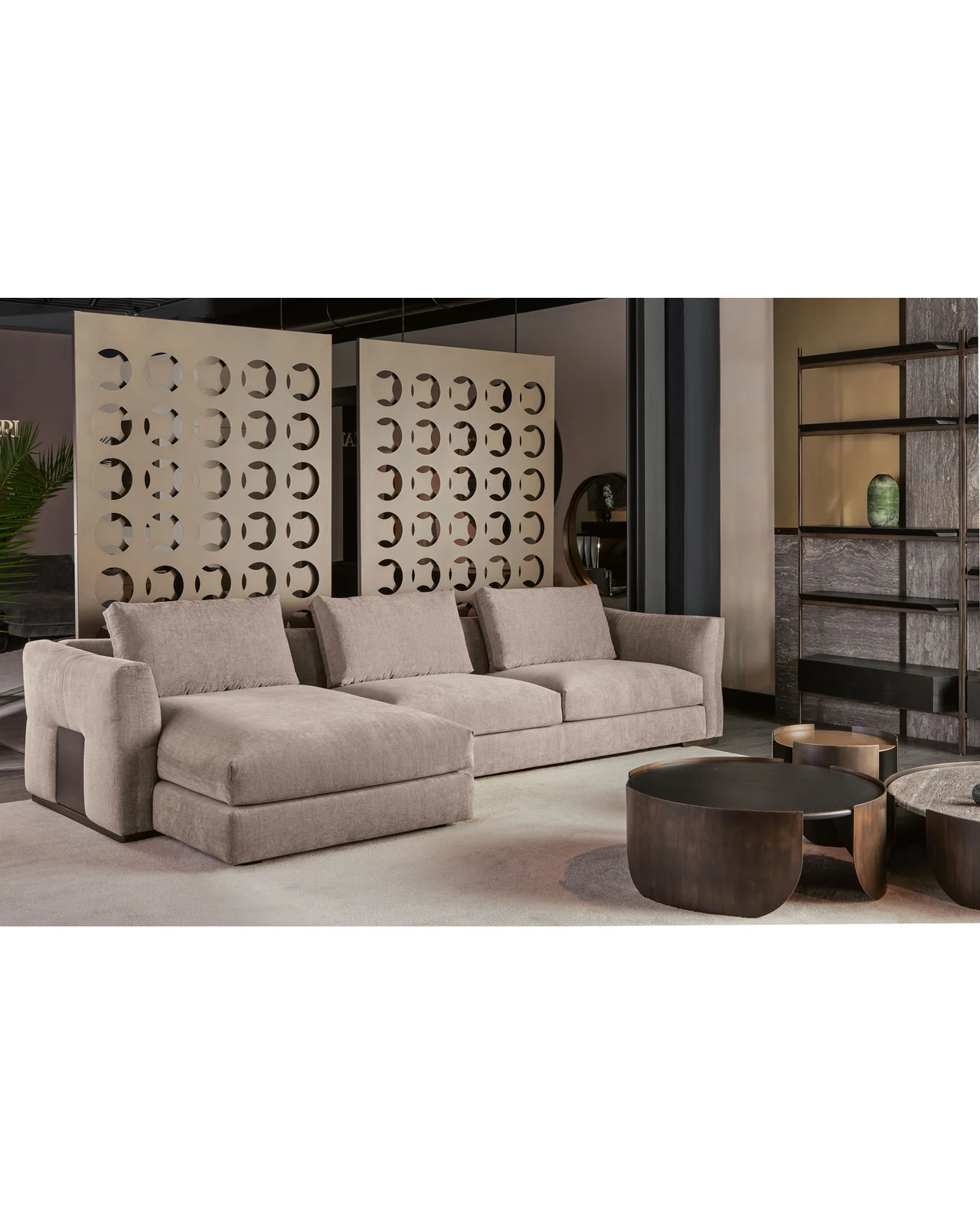Montecarlo Angular sofa by Cantori, in an interior setting, photo 7 of 8