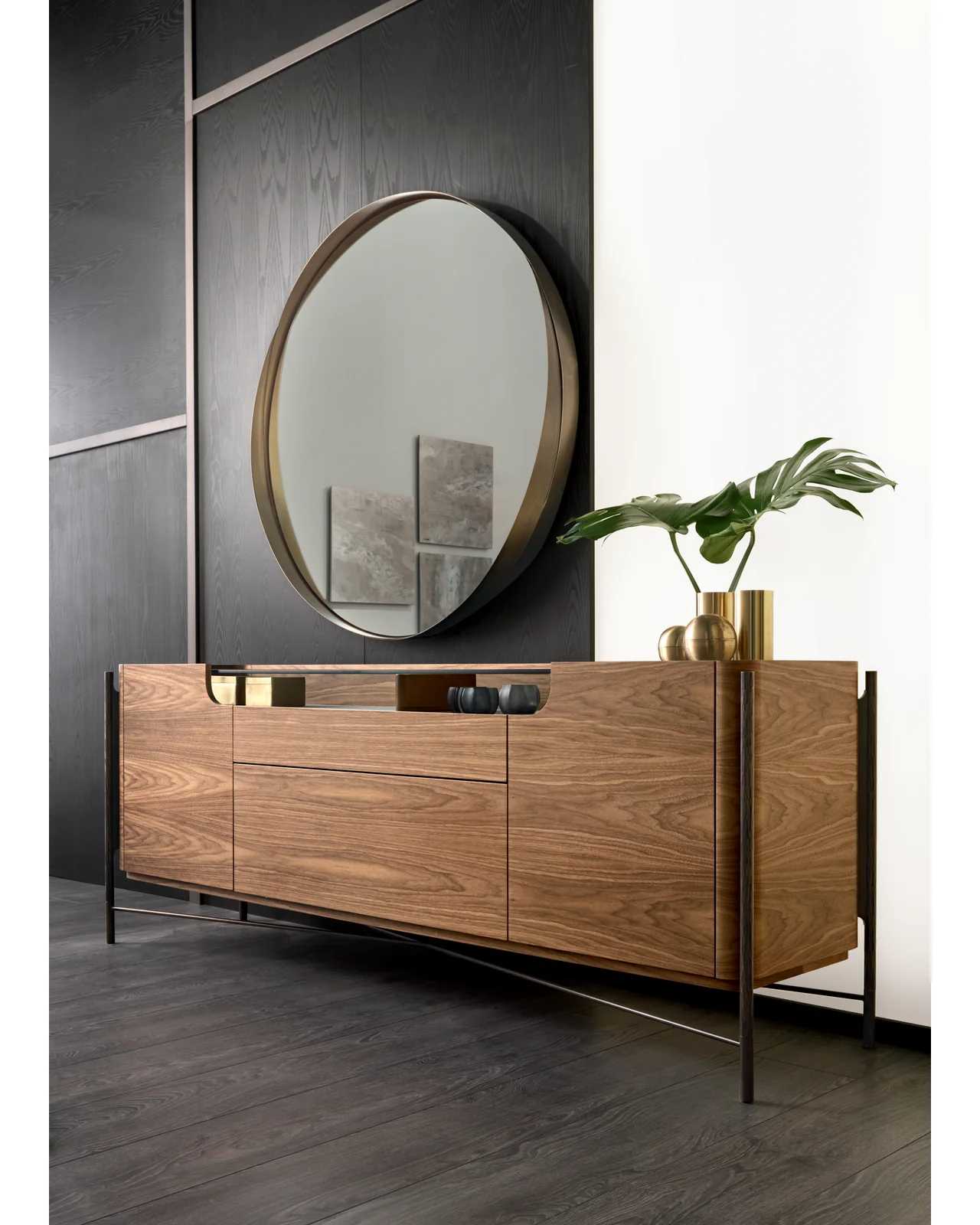 Credenza Shanghai per soggiorno e camera da letto di Cantori, in ambientazione, foto 2 di 7