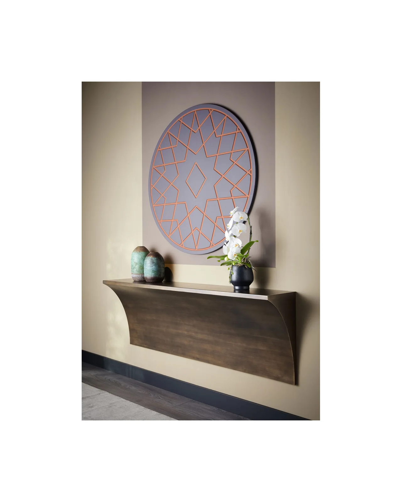 Tropea console table by Cantori, in an interior setting, photo 5 of 7