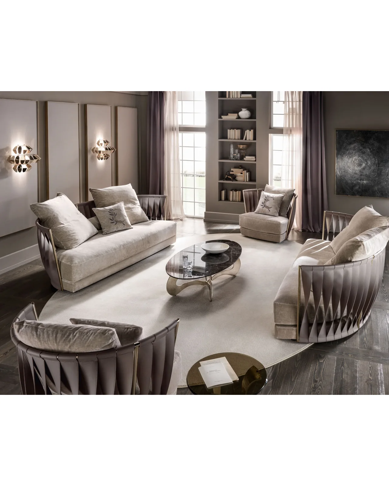 Divano Twist di Cantori, in ambientazione, foto 1 di 1, catalogo Nobili Design