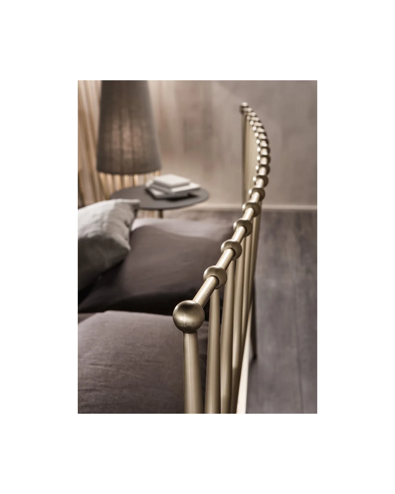 Urbino bed by Cantori, in an interior setting, photo 2 of 3, Nobili Design catalog