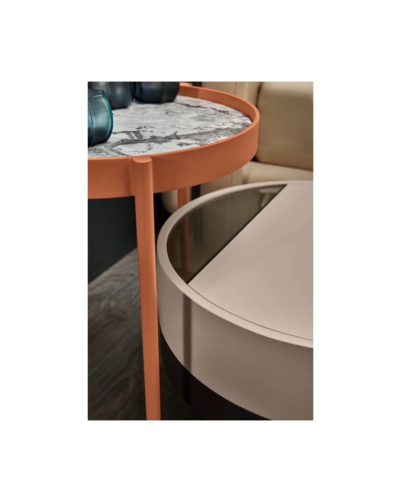 Valley bedside table by Cantori, in an interior setting, photo 2 of 4