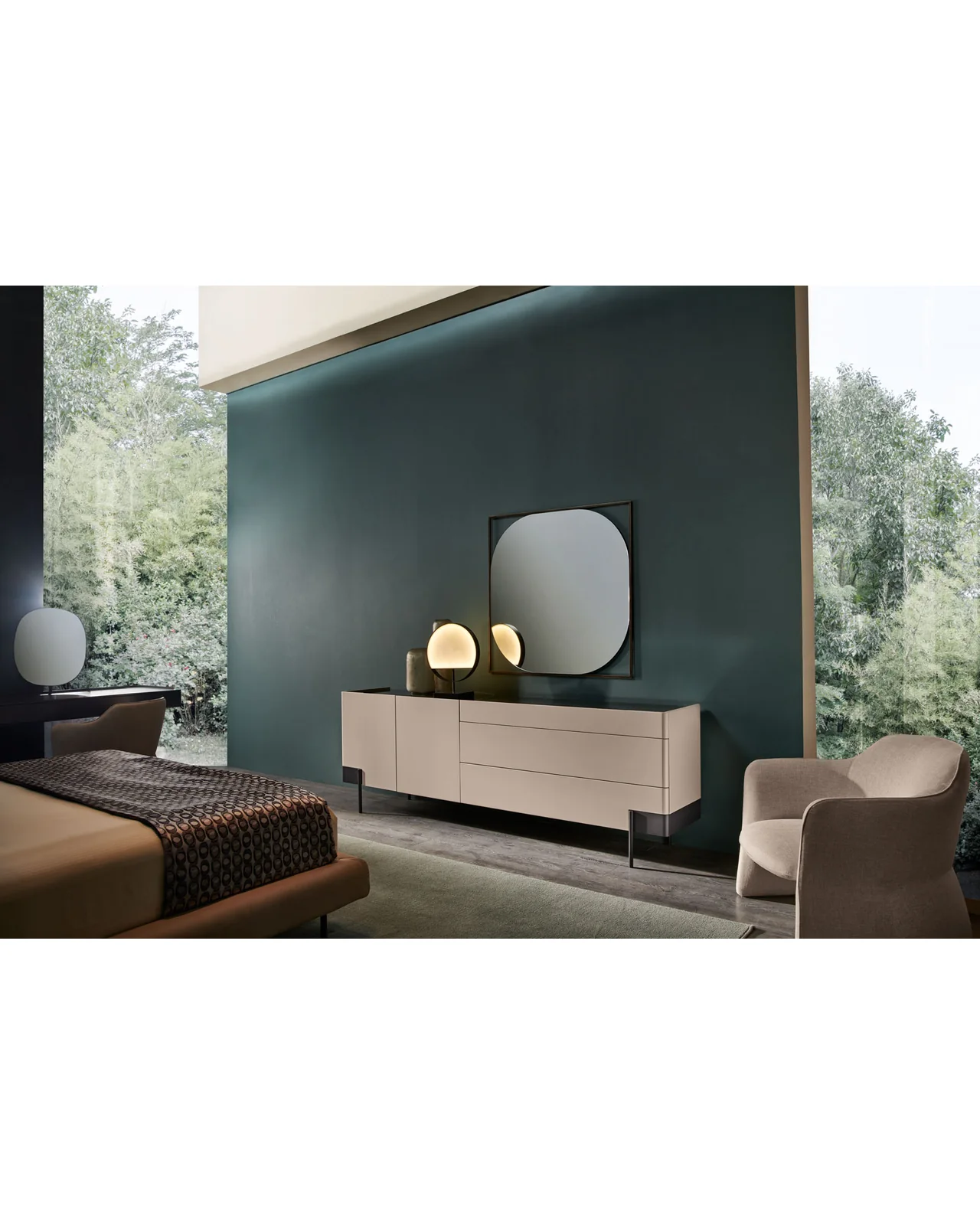 Valley sideboard for living and bedroom by Cantori, in an interior setting, photo 6 of 8