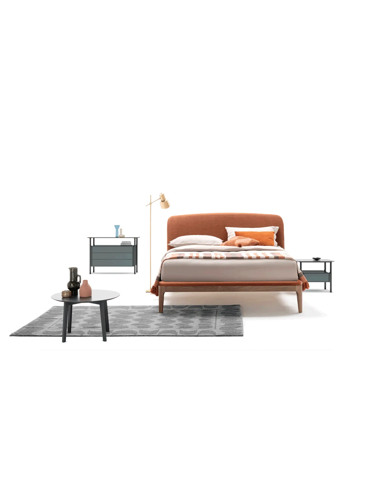 Letto Elegance di Dall'Agnese, vista in studio, foto 1 di 5, catalogo Nobili Design