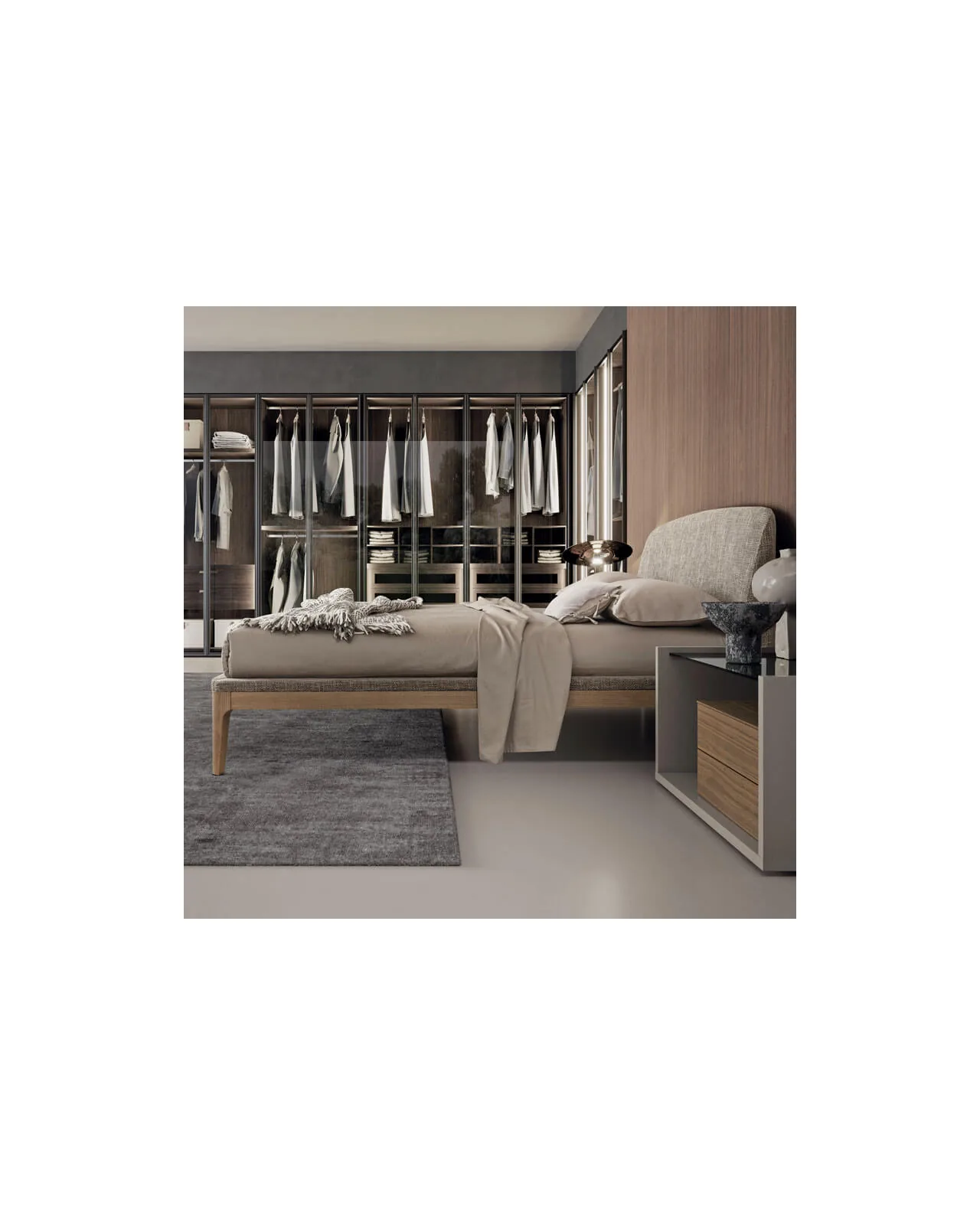 Letto Elegance di Dall'Agnese, in un ambiente arredato, foto 4 di 5, catalogo Nobili Design