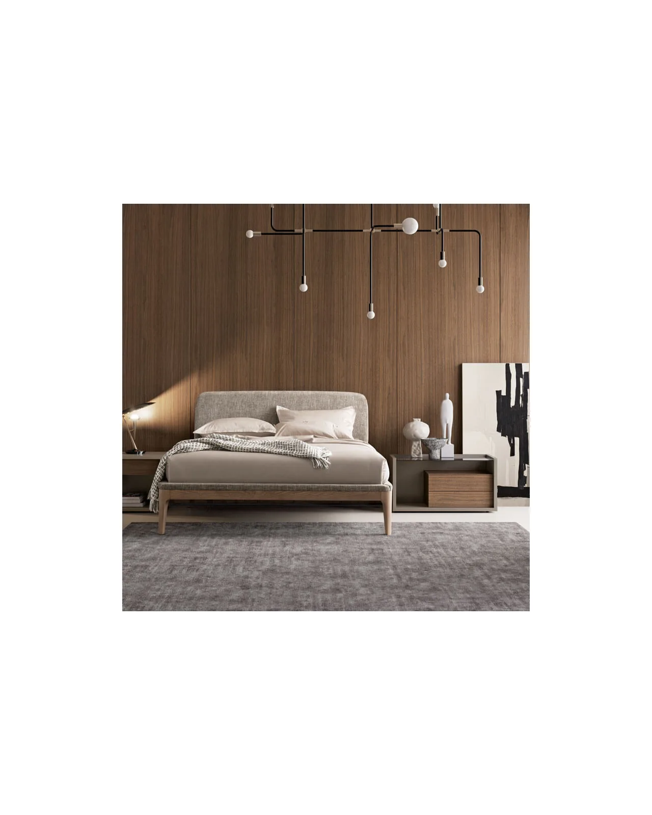 Letto Elegance di Dall'Agnese, in un ambiente arredato, foto 5 di 5, catalogo Nobili Design