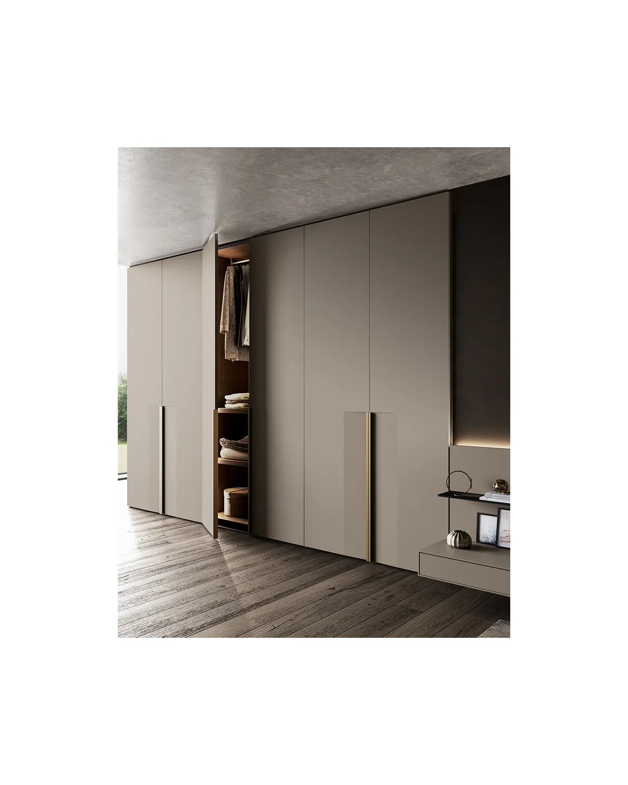 Freccia wardrobe by Dall'Agnese, in an interior setting, photo 3 of 4
