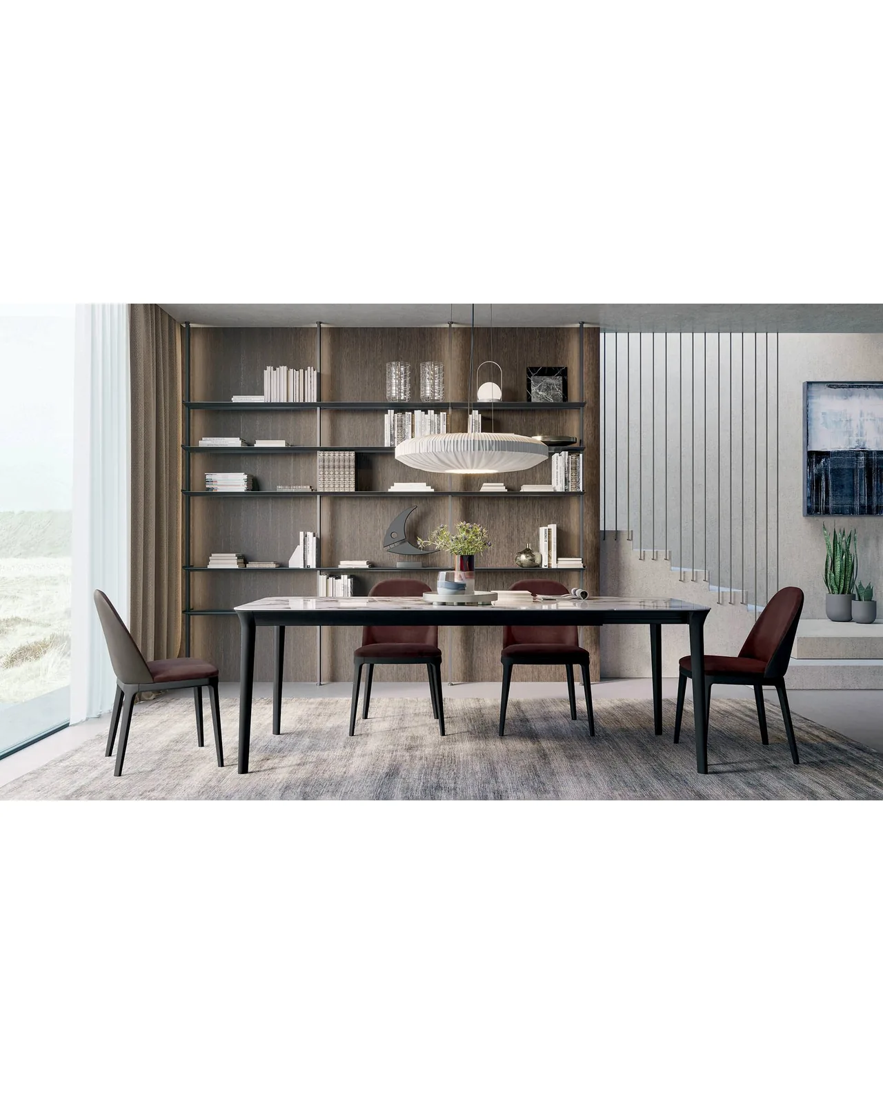 Joelle dining chair by Dall'Agnese, in an interior setting, photo 2 of 4