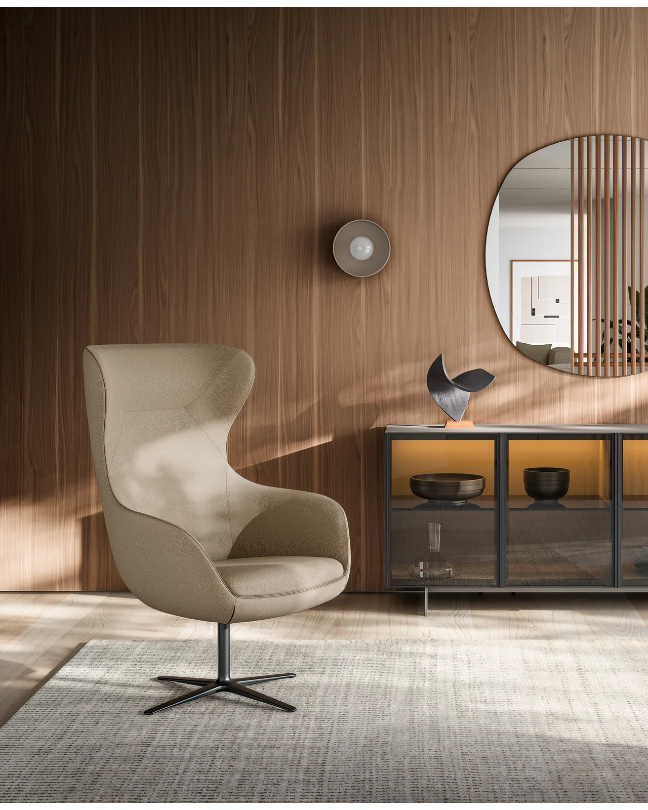 Madame armchair by Dall'Agnese, in an interior setting, photo 2 of 2