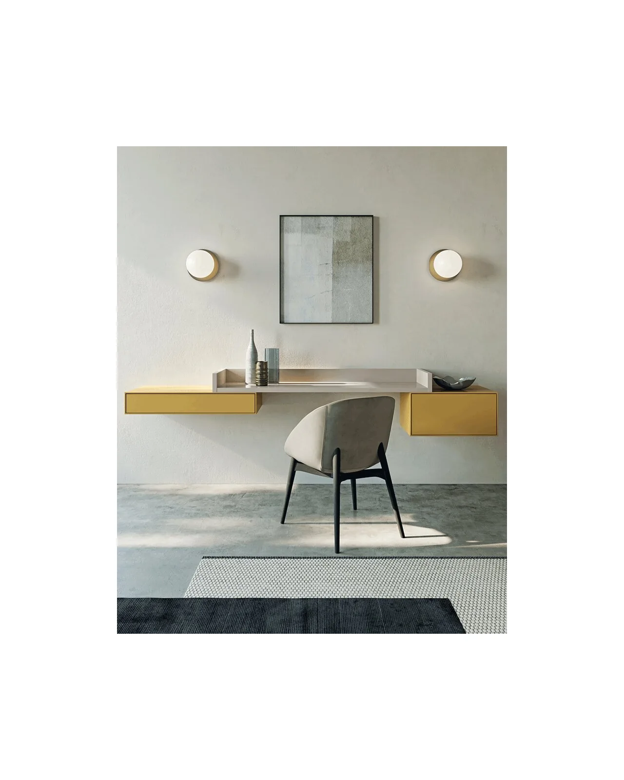 Modula desk by Dall'Agnese, in an interior setting, photo 6 of 10, Nobili Design catalog