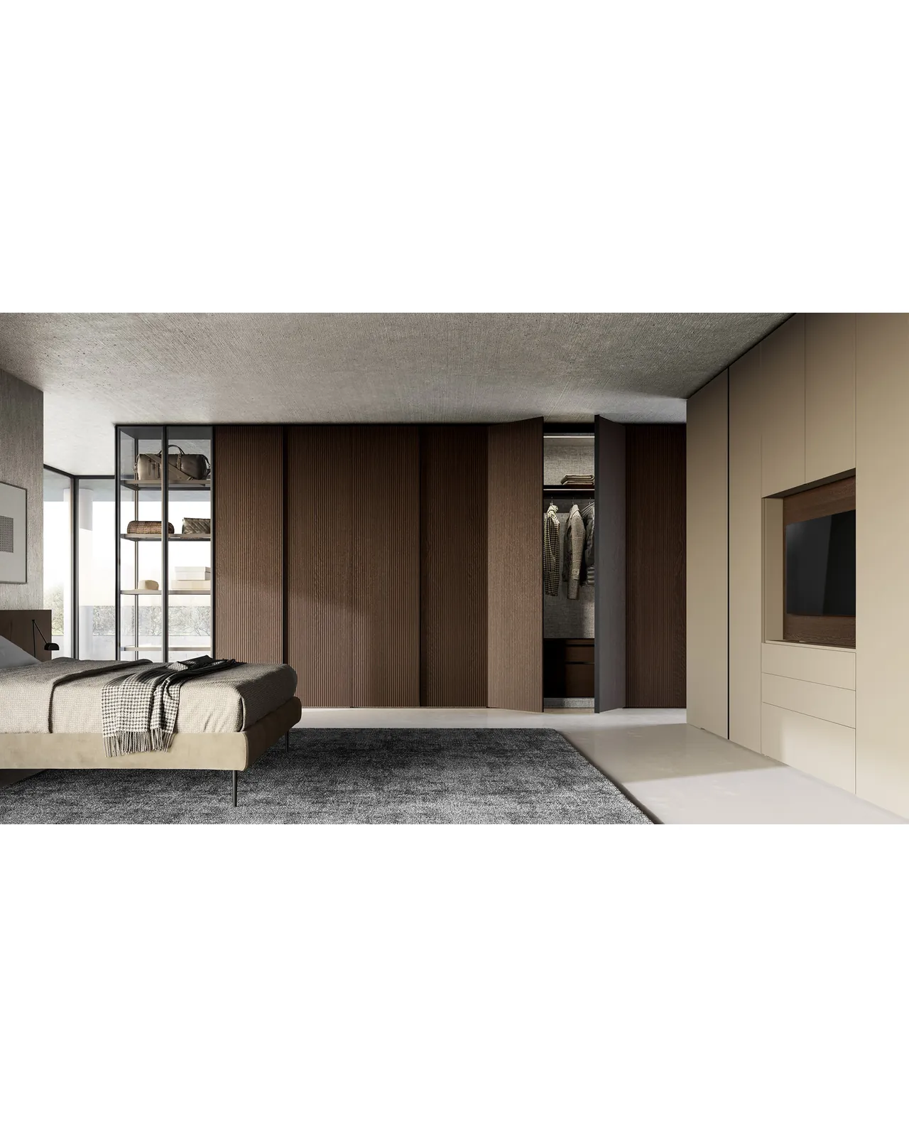 Armadio Ritmo di Dall'Agnese, ambientato, foto 2 di 5, catalogo Nobili Design