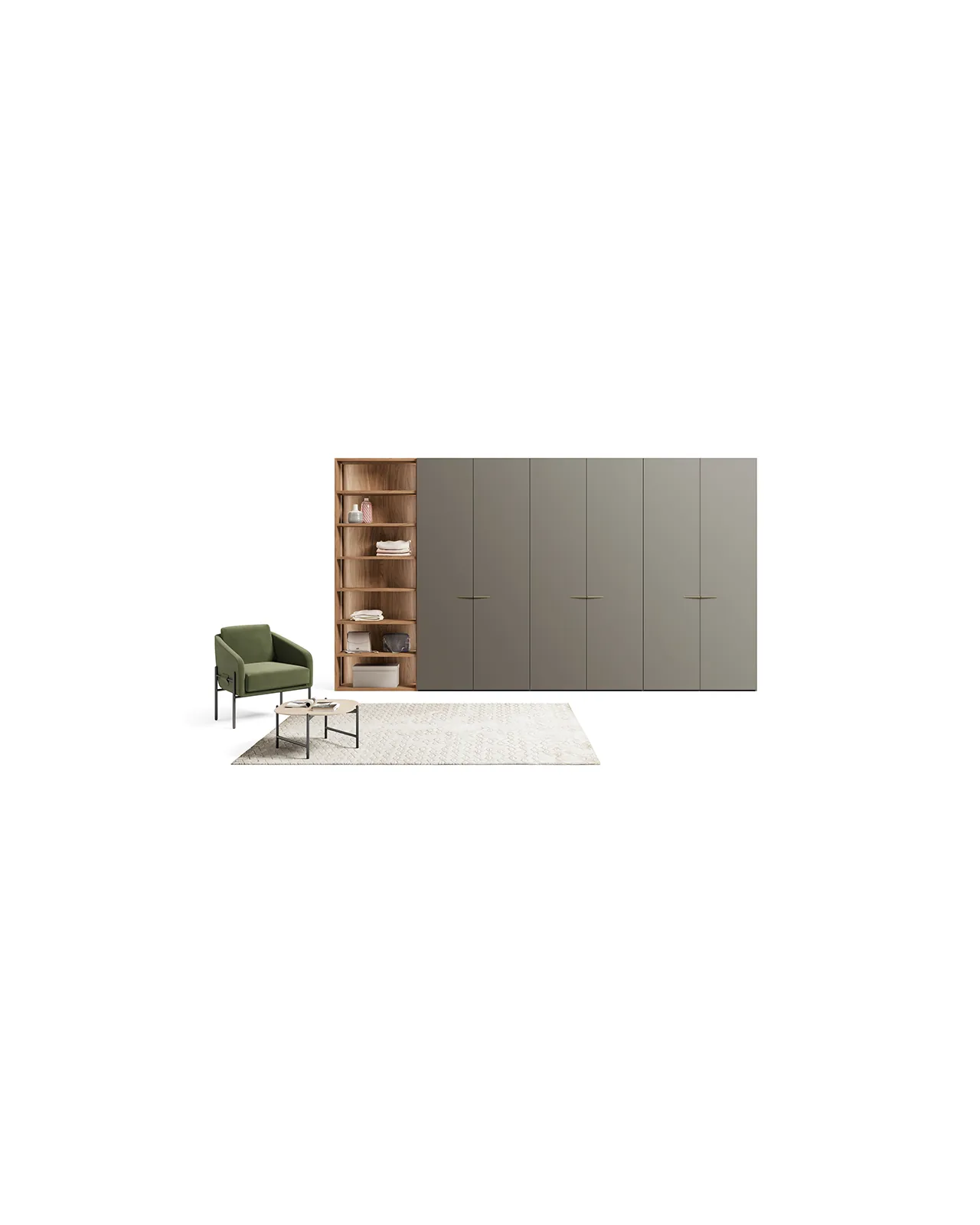Armadio Simply di Dall'Agnese, vista in studio, foto 1 di 6, catalogo Nobili Design