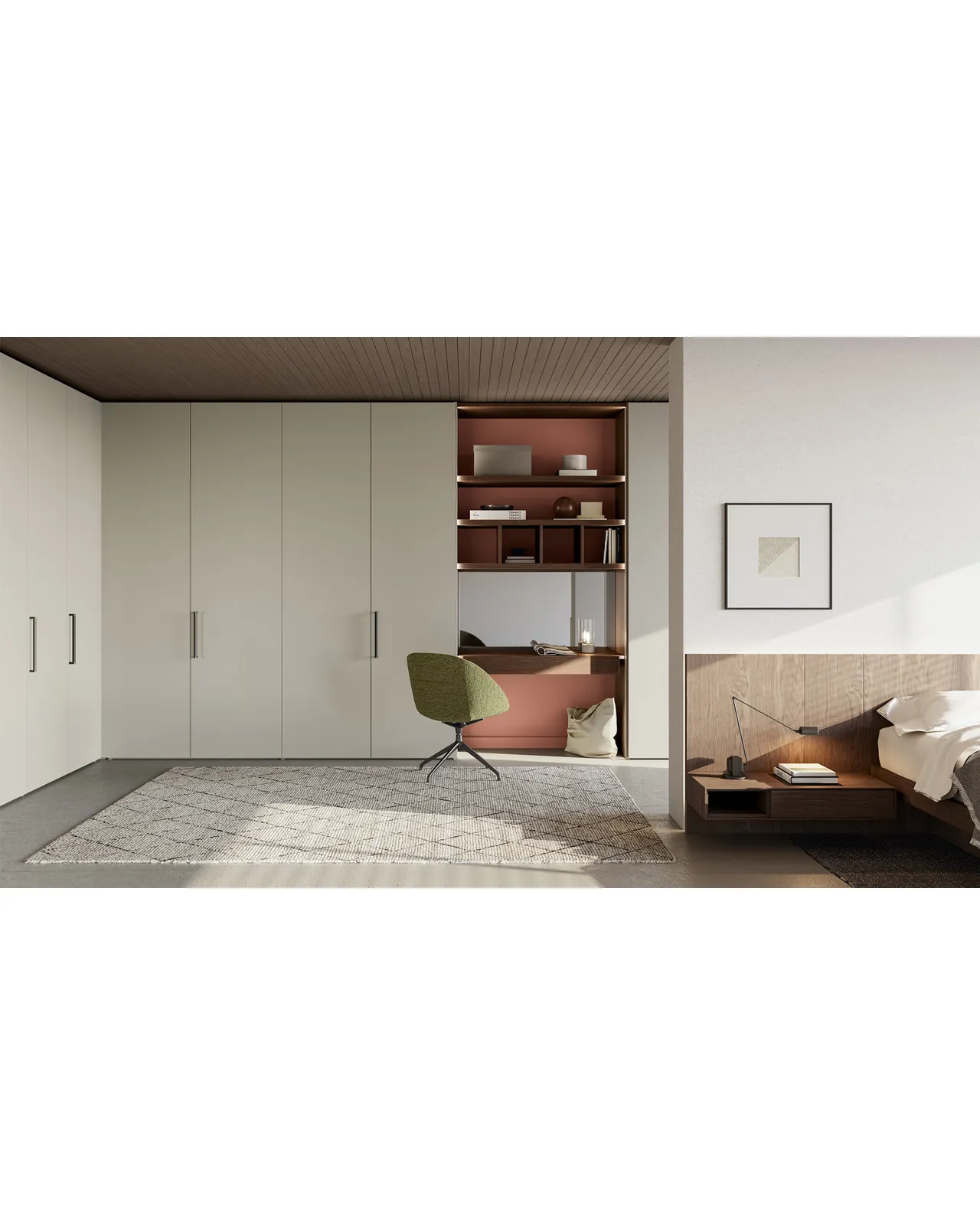 Armadio Simply di Dall'Agnese, in ambientazione, foto 2 di 6, catalogo Nobili Design