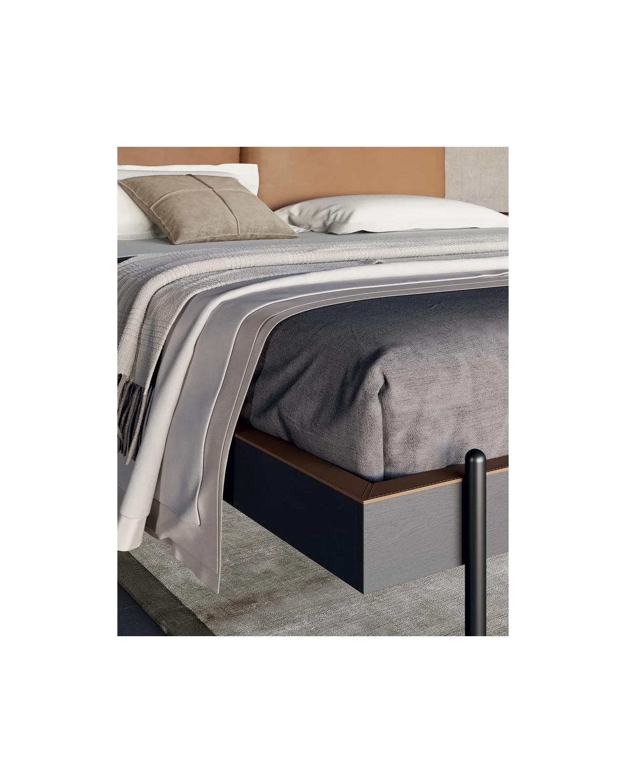 Supernova bed by Dall'Agnese, in an interior setting, photo 4 of 6, Nobili Design catalog