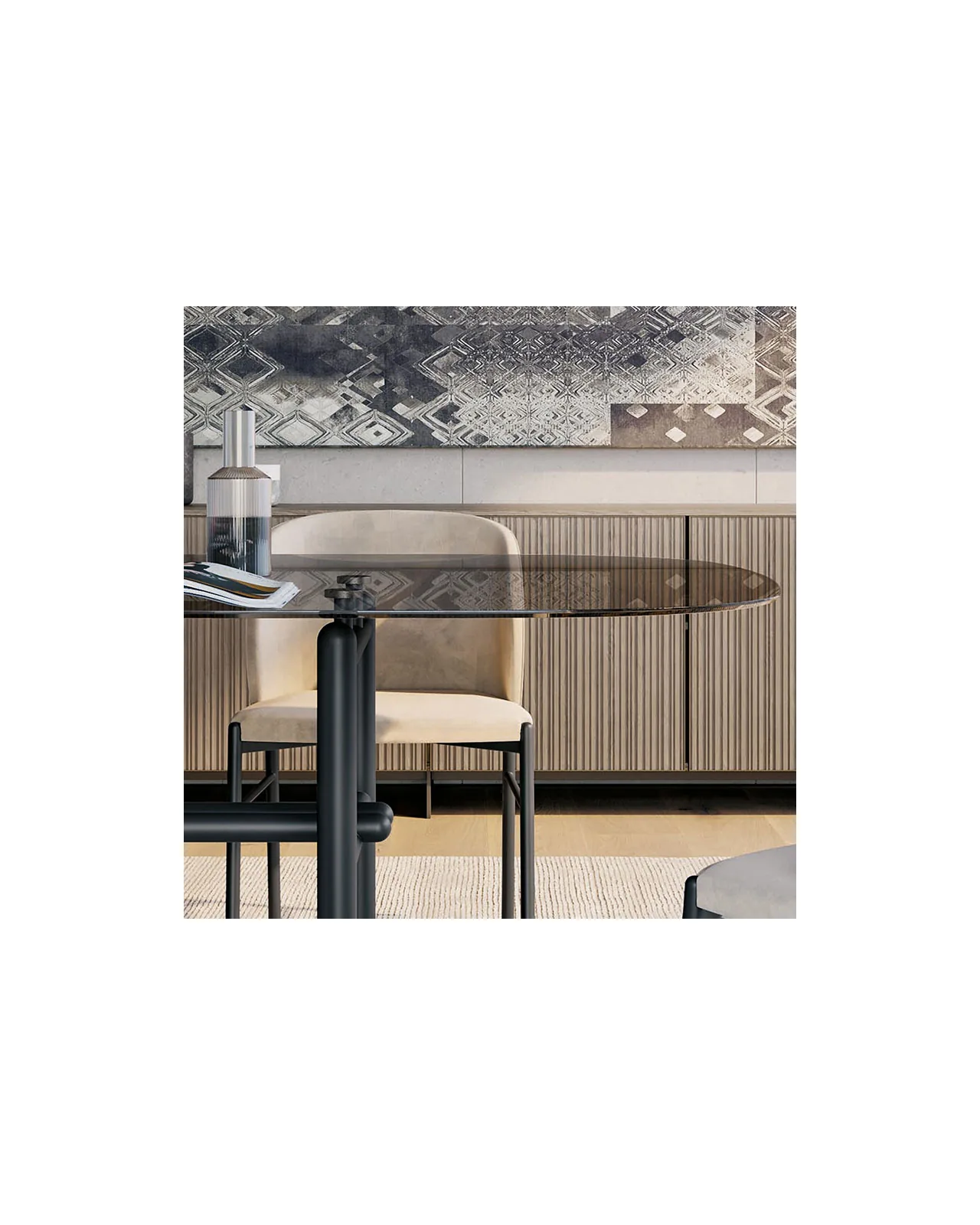 Supernova dining table by Dall'Agnese, in an interior setting, photo 4 of 5
