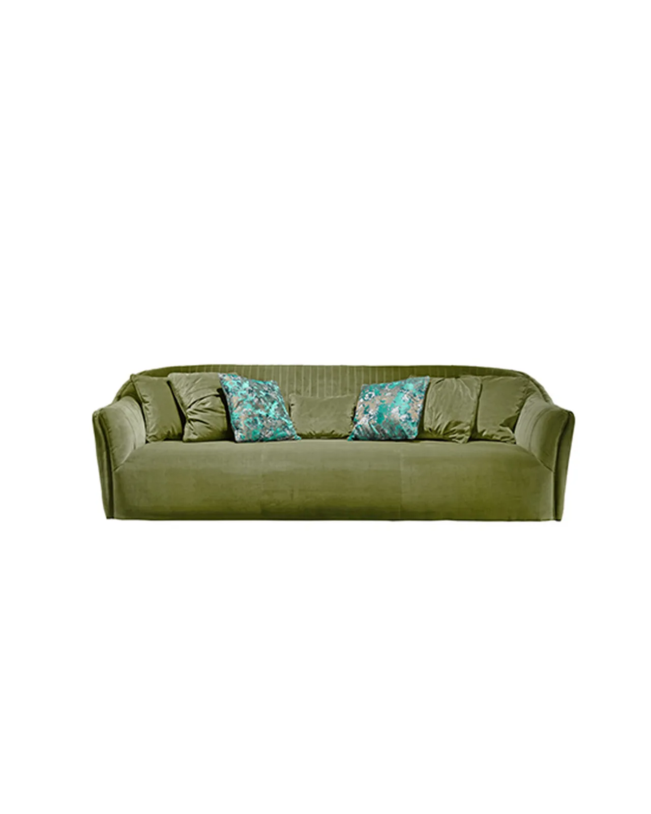 Cobalto Sofa by Epoque, Exence collection, sofa in fabric or leather, studio view, photo 3 of 4