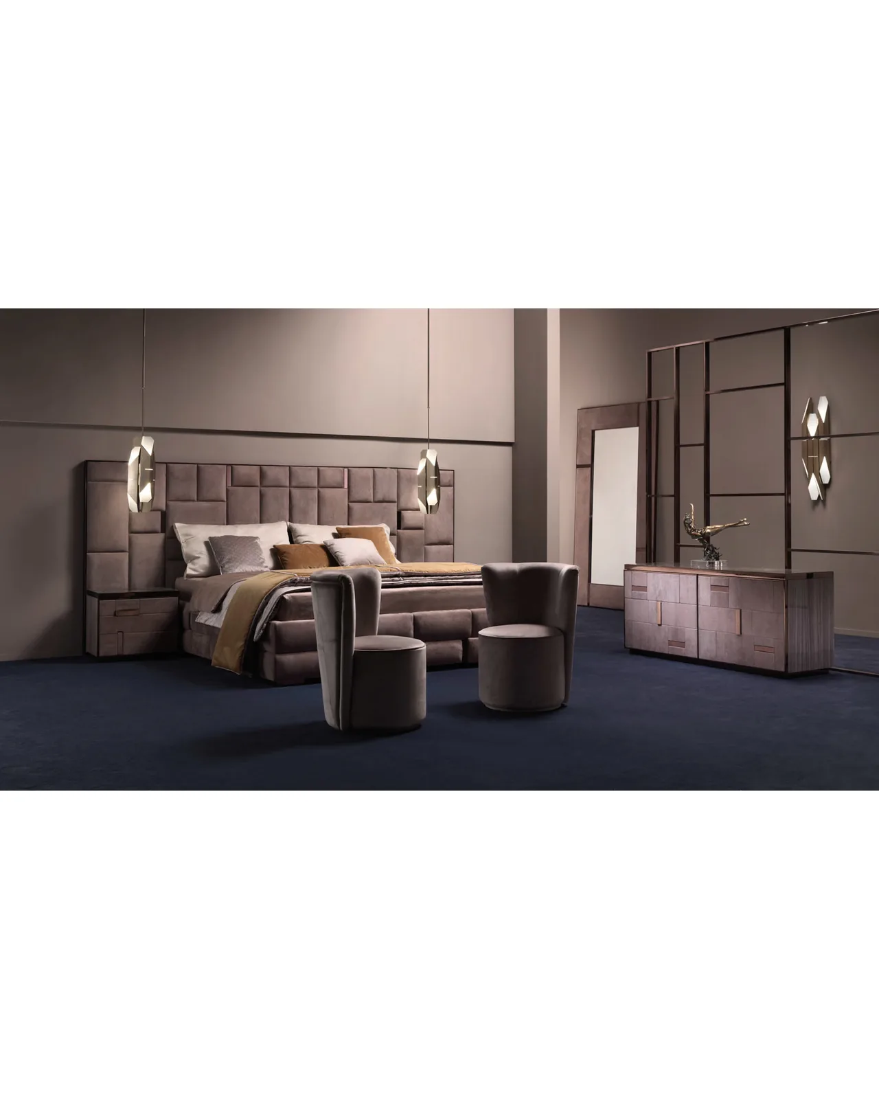 Letto Cromo di Epoque, in una camera da letto, foto 1 di 5, catalogo Nobili Design