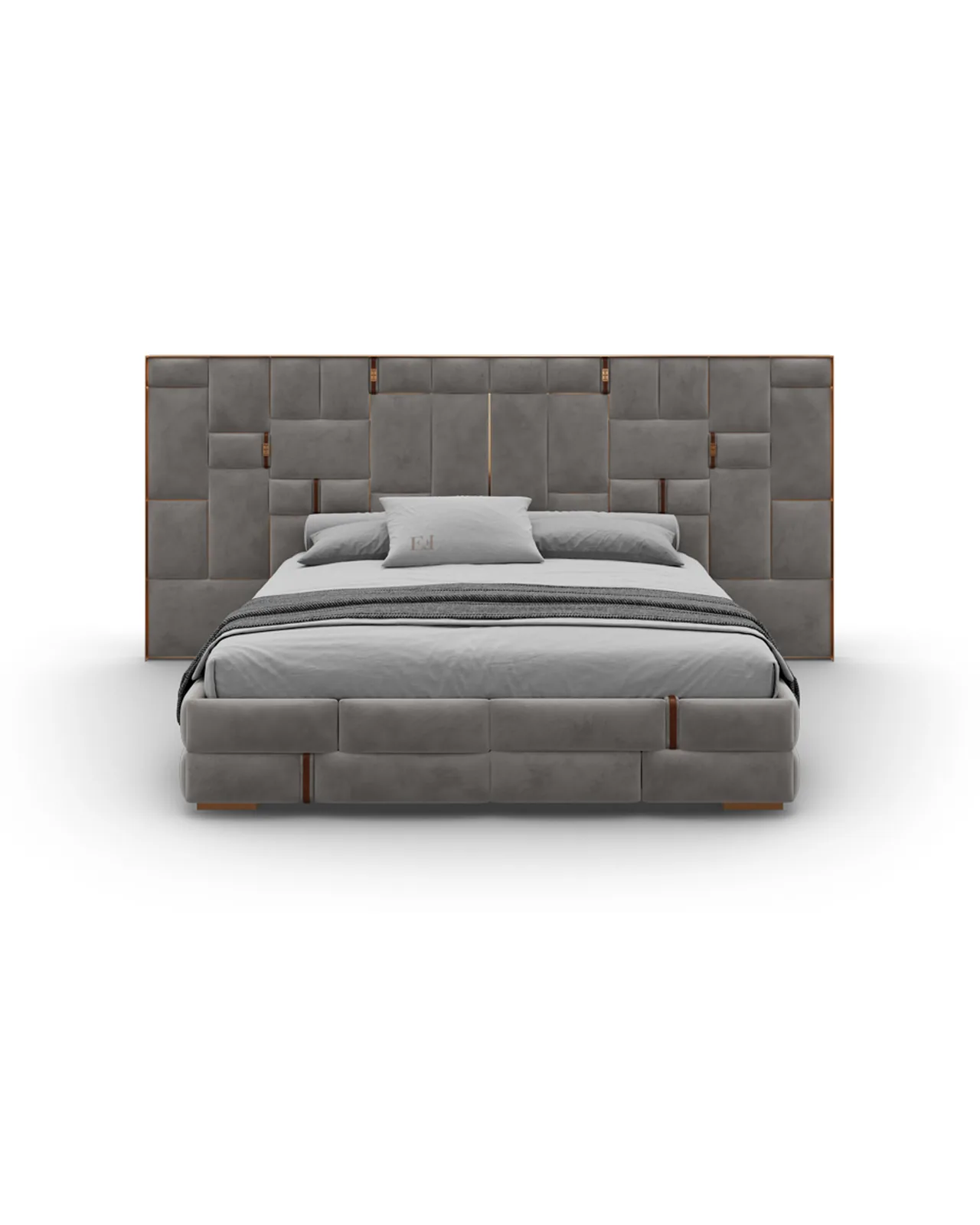Cromo Plus Bed by Epoque, studio view, photo 1 of 4, Nobili Design catalog