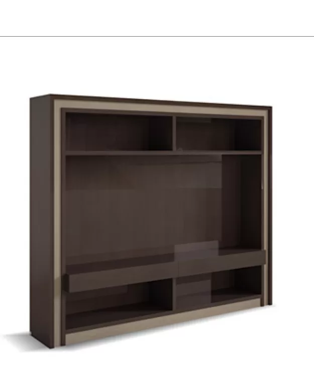 Icon Wall System with TV Opening, Compact by Francesco Pasi, luxury living room furniture, wall unit