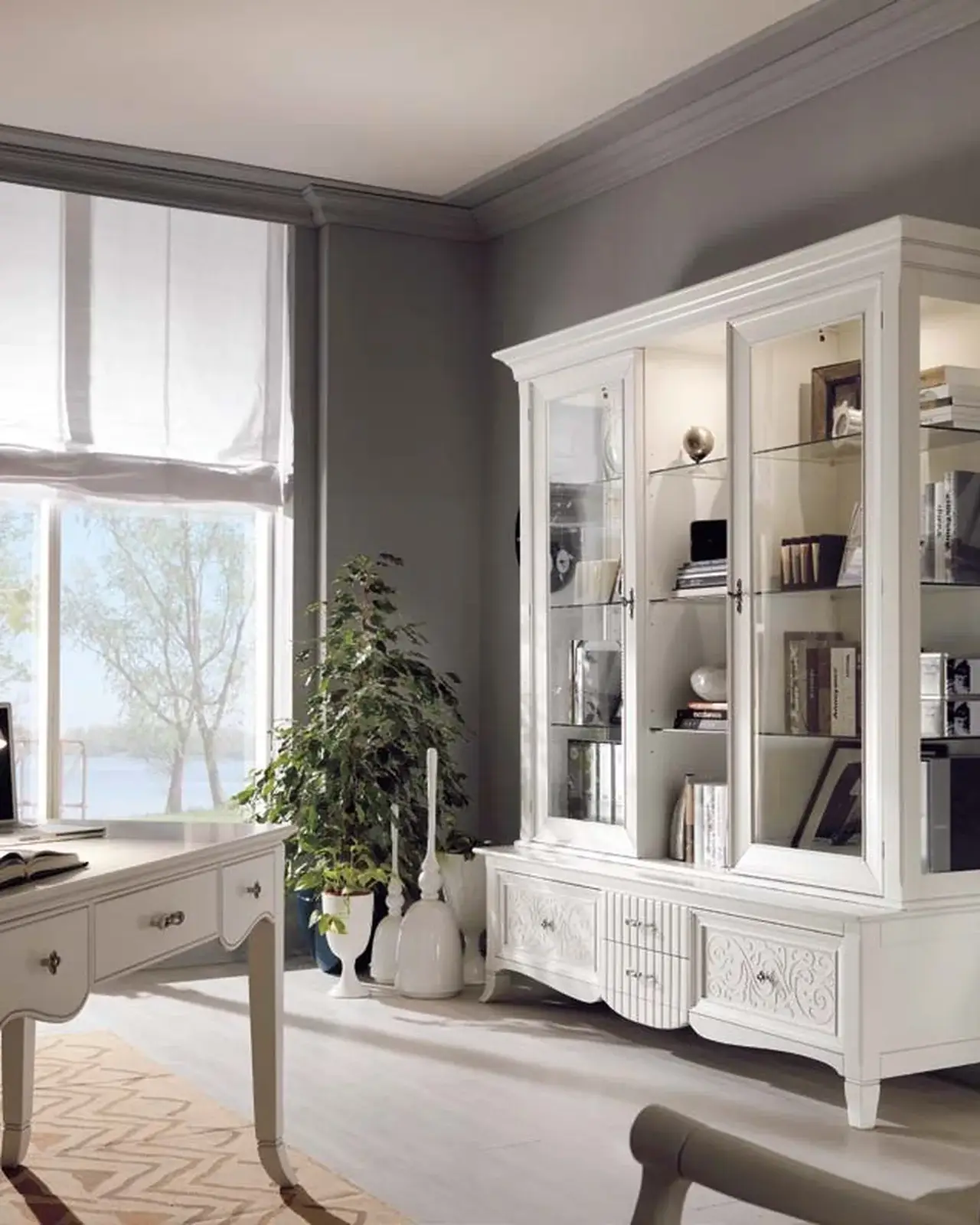 New Deco Bookcase, Base and Riser – Francesco Pasi New Decò, additional living room view 2