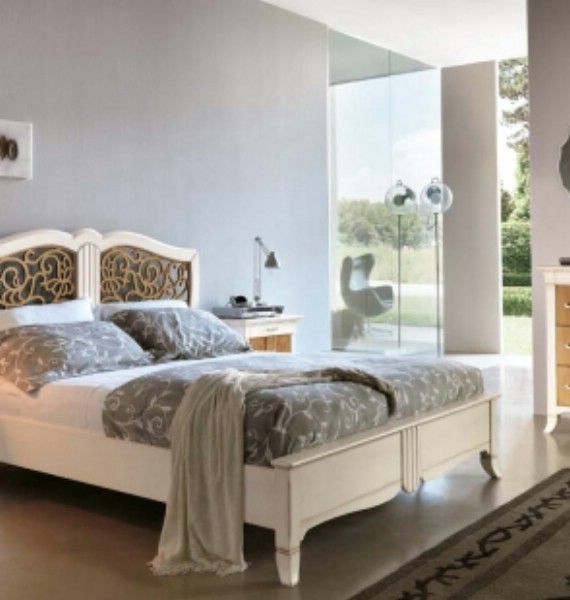 New Deco classic upholstered beds made of wood 7