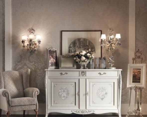 Classic living room furniture made of wood Gran Guardia 7