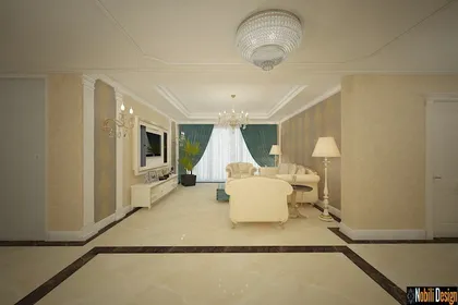 Luxury classic apartment interior design Dubai 