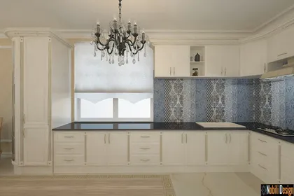 Classic luxury style interior design project for a beautiful home 