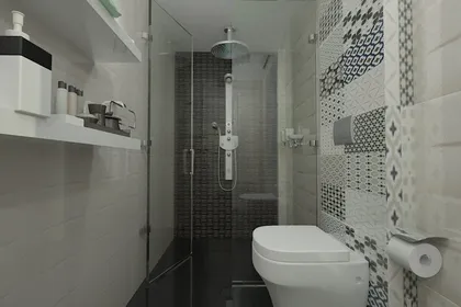 Contemporary style interior design project for a home 