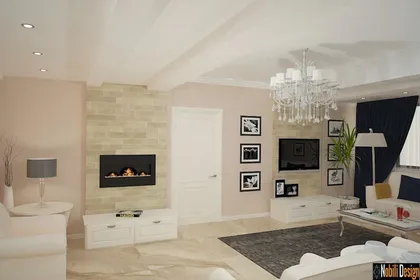 Unforgettable interior design concept for a modern apartment 