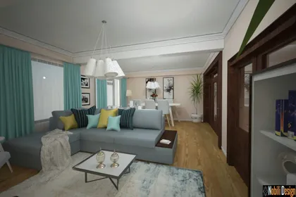 Modern home interior design concept in Monaco