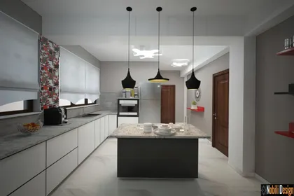 Modern home interior design concept in Monaco