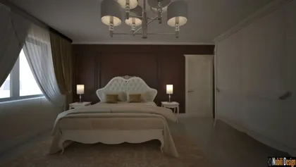 Classic interior design apartment project in Monaco
