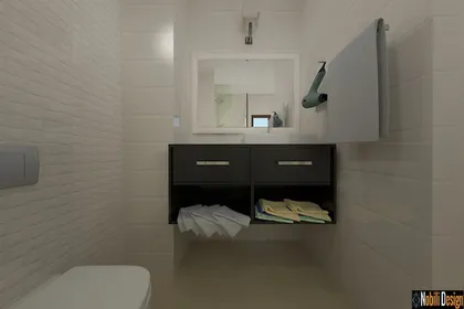 Interior design modern hotel in Monaco