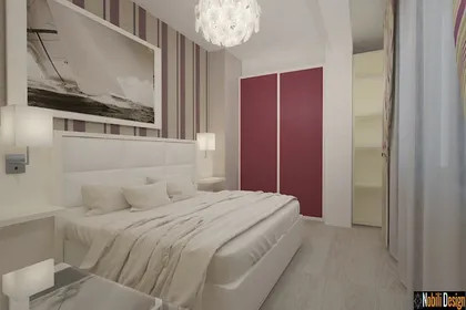 Interior design modern hotel in Monaco