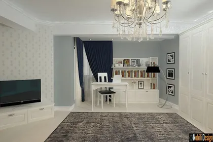 Interior design concept for a modern apartment in Manchester