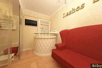 Beauty salon interior design project in Manchester