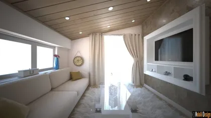 Apartment with attic design