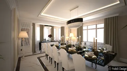 Interior design for the classic style house