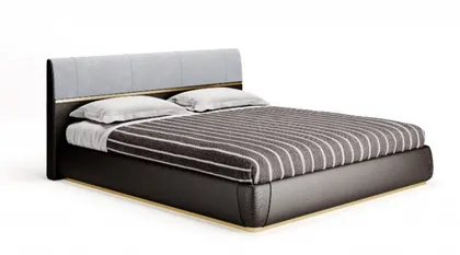 Modern bedroom upholstered bed Couture