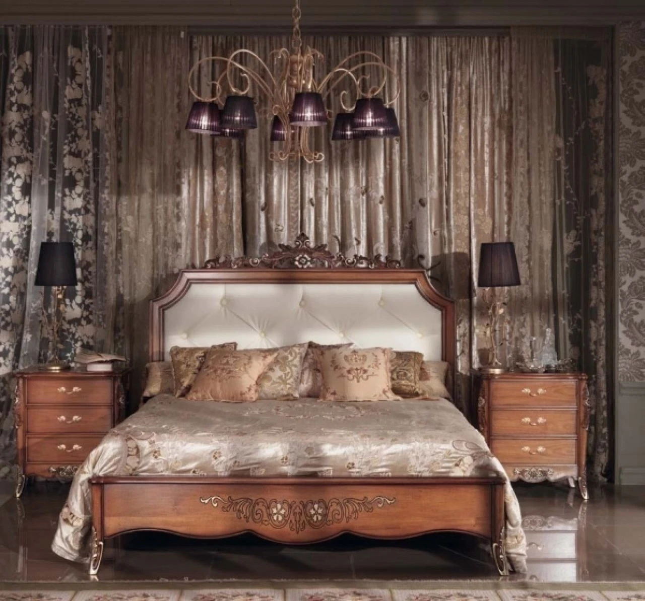 Gran Guardia Italian Bedroom Set, Italian bedroom furniture ordered through Nobili Design