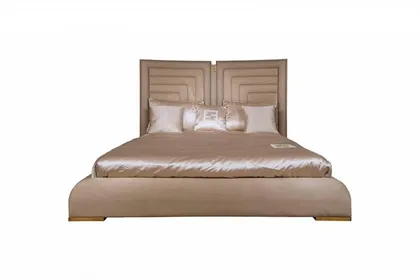 Luxury Italian Designer Upholstered Bed Collier, luxury home furnishing